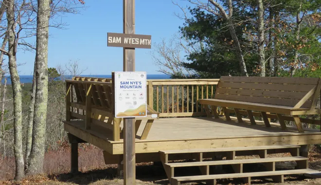 Sam Nye Mountain Overlook in Sandwich