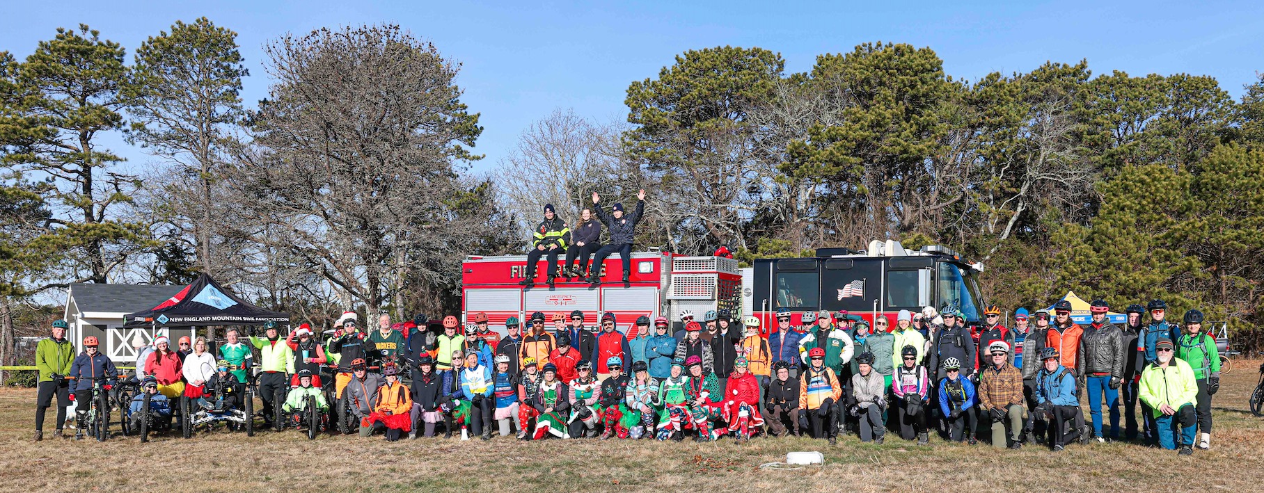 2024 Toys for ToTs group photo at Cape Cod Airfield in West Barnstable