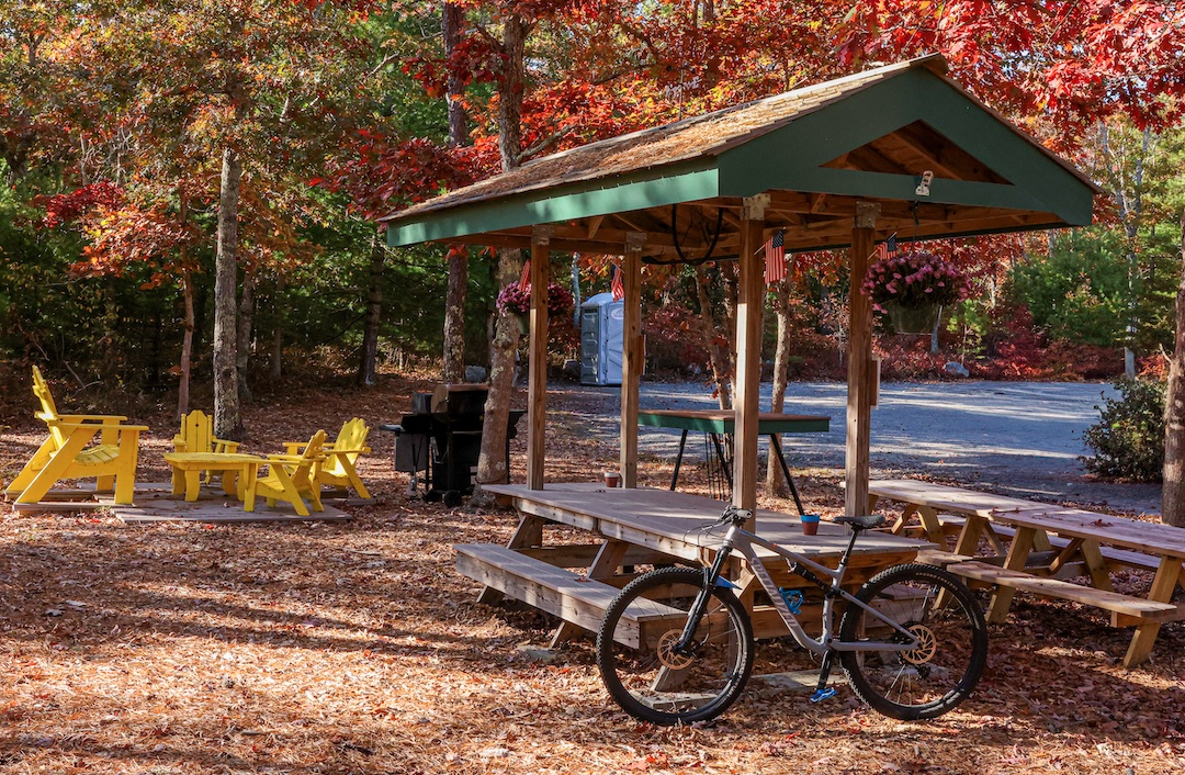 Picnic Pavillion at West Barnstable Conservation Area