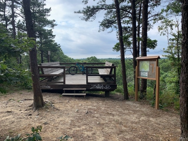 Walker Point Overlook Deck in West Barnstable Conservation Area